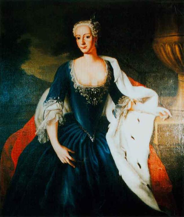 Johann Heinrich Schonfeldt Markgrafin Friederike Louise von Brandenburg Ansbach oil painting image
